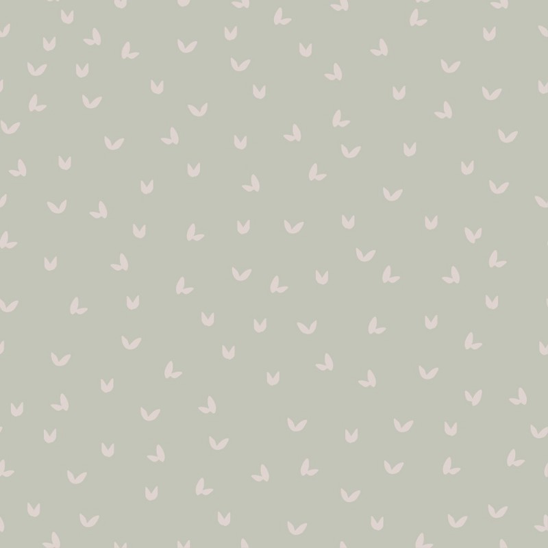 Bild på Färgsättning Little leaves in the wind in Green - 1033201-02 - 10535-01